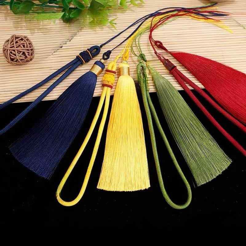 ストラップ 飾り紐 ナイロン 金糸 網目模様 タッセル 香りビーズ アロマプレート付き 文玩品 飾り物 携..