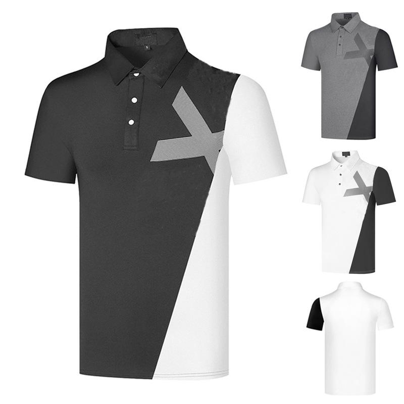 ポロシャツ メンズ ゴルフウェア 春夏 吸汗速乾 半袖 襟付き 通気性 再生繊維 ポリエステル 大人用 カ..