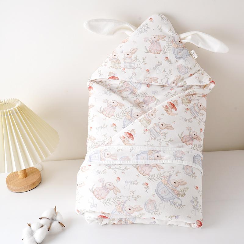 おくるみ 新生児 ベビー 綿100% Aタイプ 肌に優しい 出産準備 産院向け オールシーズン 抱っこ布団 ブランケット ベビー布団