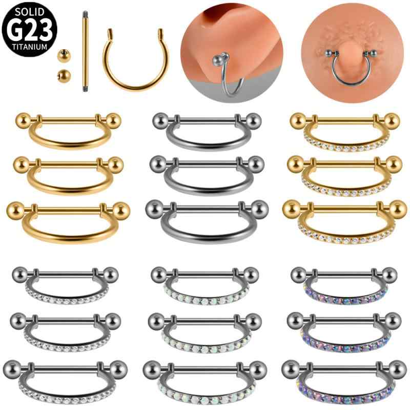 軟骨ピアス メンズ レディース G23チタン製 電気メッキ加工 U字型 ストレートバーベル 外部ネジ式ボー..