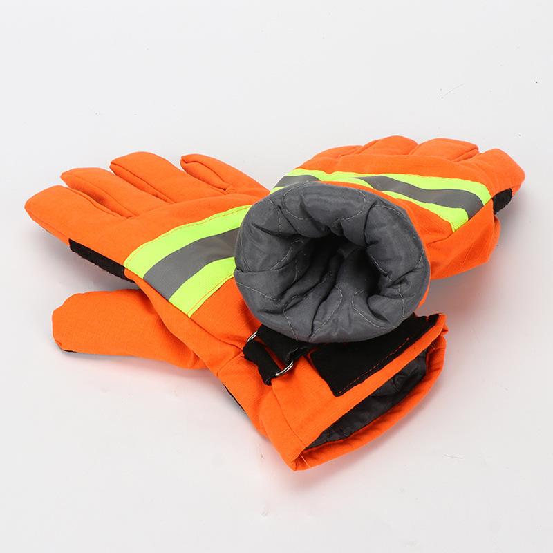 手袋 消防救助 レスキュー 災害対策 耐熱 難燃性 シリコン コットン 高温作業 多機能 防護 作業用 プロ..