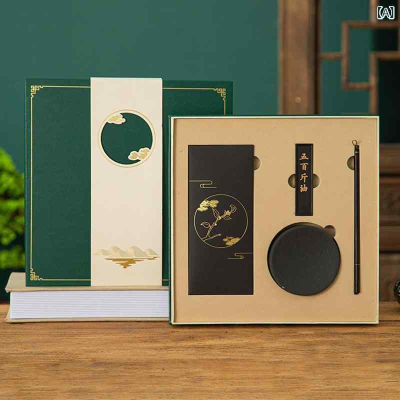 文房四宝 書道セット 筆 墨 紙 硯 書写練習 習字道具 本格書写用品 伝統工芸品 上質 高級感 筆記具 贈り物 ビジネスギフト 贈答用 大人 書写愛好家 記念...