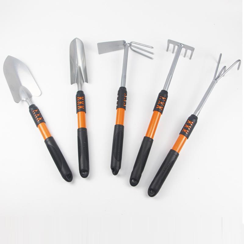 園芸用品 ガーデニング ツール 厚手 伸縮式 スコップ シャベル くわ 熊手 庭 花壇 鉢植え 家庭菜園 野..