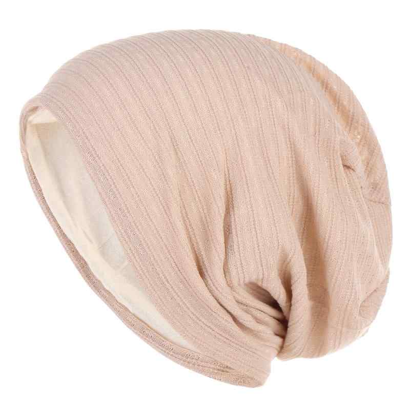 帽子 男女兼用 ビーニー ターバン風 ゆったり ルーズ 通気性 オールシーズン マタニティ 産後 就寝用 ..