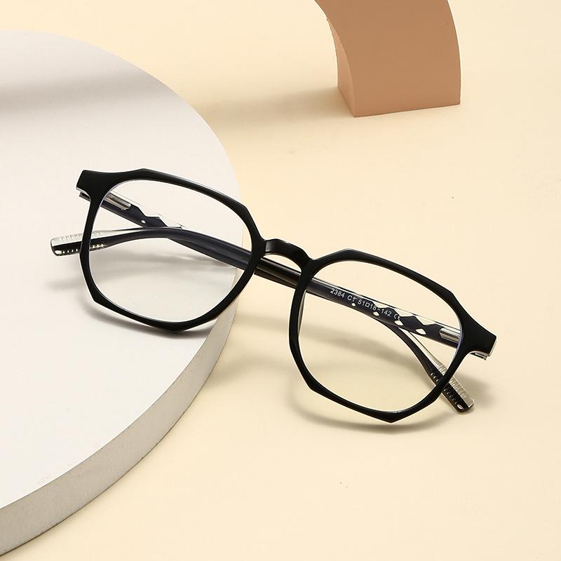 メガネ 男女兼用 ユニセックス 度なし TR90フレーム 軽量 ブルーライトカット 伊達メガネ ラウンド ビッグフレーム おしゃれ ファッション