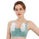 授乳ブラ 産後 手ぶら搾乳 ノンワイヤー 薄手 前開き 吸乳器対応 シームレス ナイロン素材