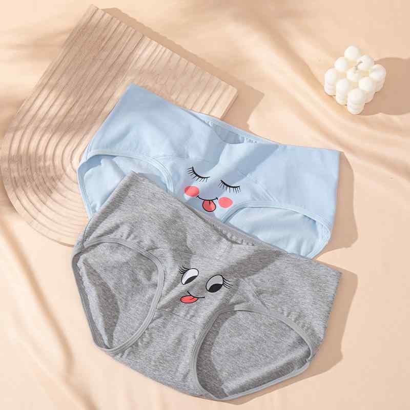 ショーツ マタニティ 妊婦 3枚セット ローライズ 浅履き かわいい キャラクター柄 綿 コットン お腹サポート 通気性 快適 妊娠初期 中期 後期 オールシーズン