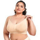ブラジャー マタニティ 妊婦用 授乳ブラ ノンワイヤー 前開き 大きいサイズ プラスサイズ 大容量カップ ナイロン スパンデックス 伸縮性 快適 ブラック ベージュ 肌色 産前産後(x2)