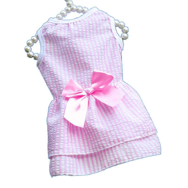 ペットウェア 犬服 猫服 ワンピース ドレス リボン フォーマル ウェディング チェック ストライプ 小型..