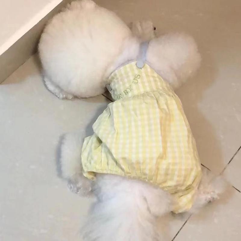 犬服 サロペット 小型犬 子犬用 ドッグウェア ポリエステル素材 おしゃれ カジュアル 普段使い お散歩 ..