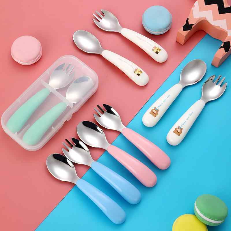 カトラリーベビーキッズフォークスプ...