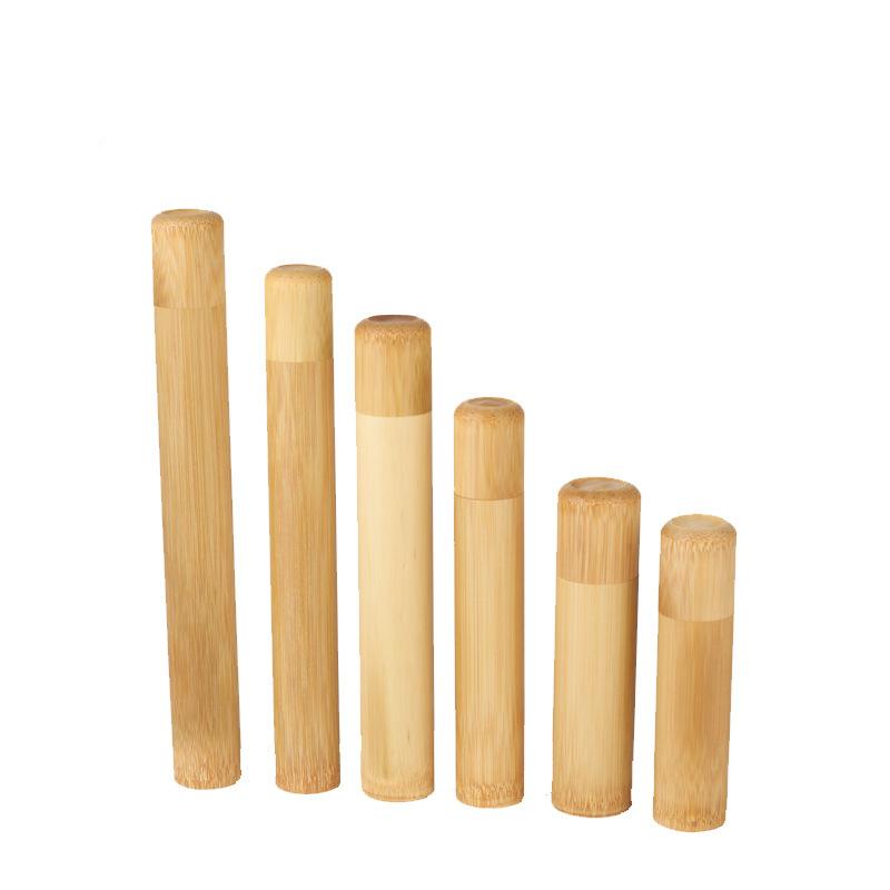 茶筒 竹製 天然炭化 レトロ調 旅行 携帯用 ポータブル お香入れ 茶葉ケース 小物入れ 軽量 円柱型 おしゃれ シンプル 保存容器 普段使い アウトドア(x2)
