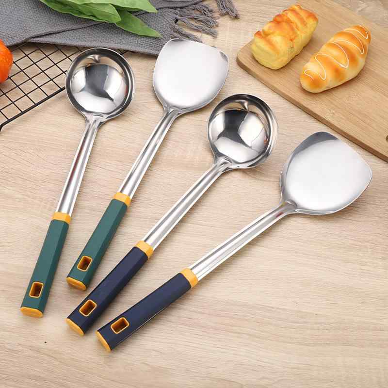 調理器具セット ステンレス製 厚手 ターナー お玉 フライ返し レードル 家庭用 耐熱 滑り止め キッチン..