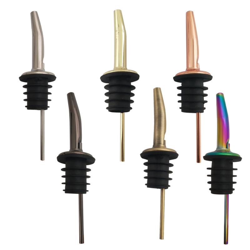 ワイン用品 ステンレス製 ワインポアラー ボトルストッパー 金属製 液だれ防止 密封保存 注ぎ口 ワイン..