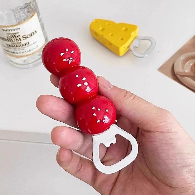 栓抜き ボトルオープナー マグネット式 冷蔵庫マグネット かわいい おしゃれ ユニーク 唐葫芦モチーフ ..