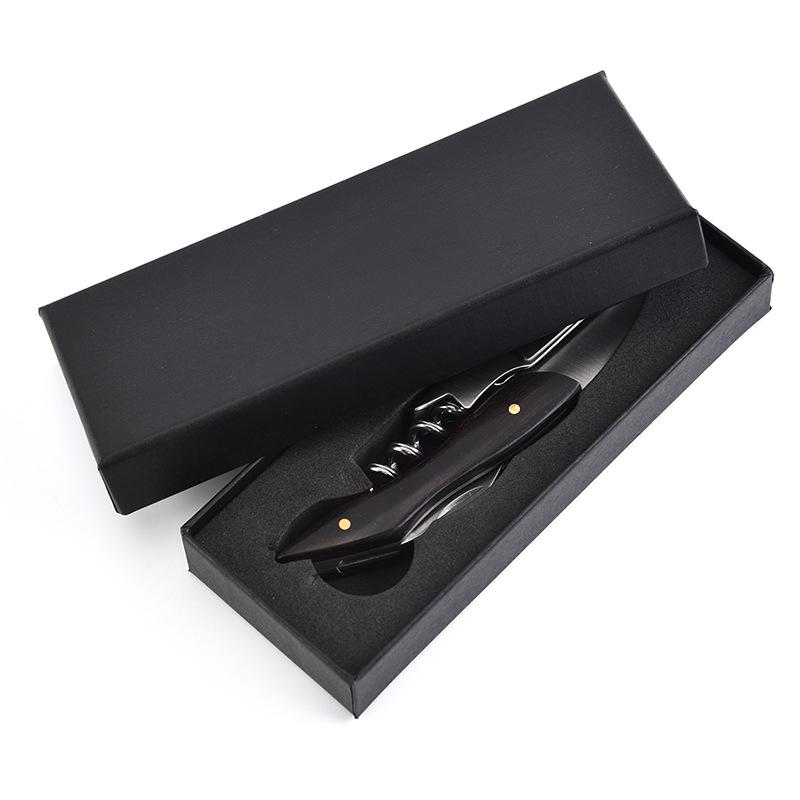 栓抜き ワインオープナー 家庭用 自宅用 おしゃれ スタイリッシュ レザーケース 革製 収納ケース付き ..