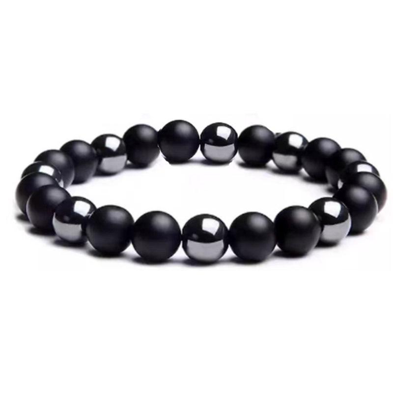ブレスレット メンズ 男性用 タイガーアイ 火山石 ヘマタイト ブラックオニキス マット 幾何学模様 デザイン 手作り ハンドメイド 普段使い デイリーユース アクセサリー ジュエリー