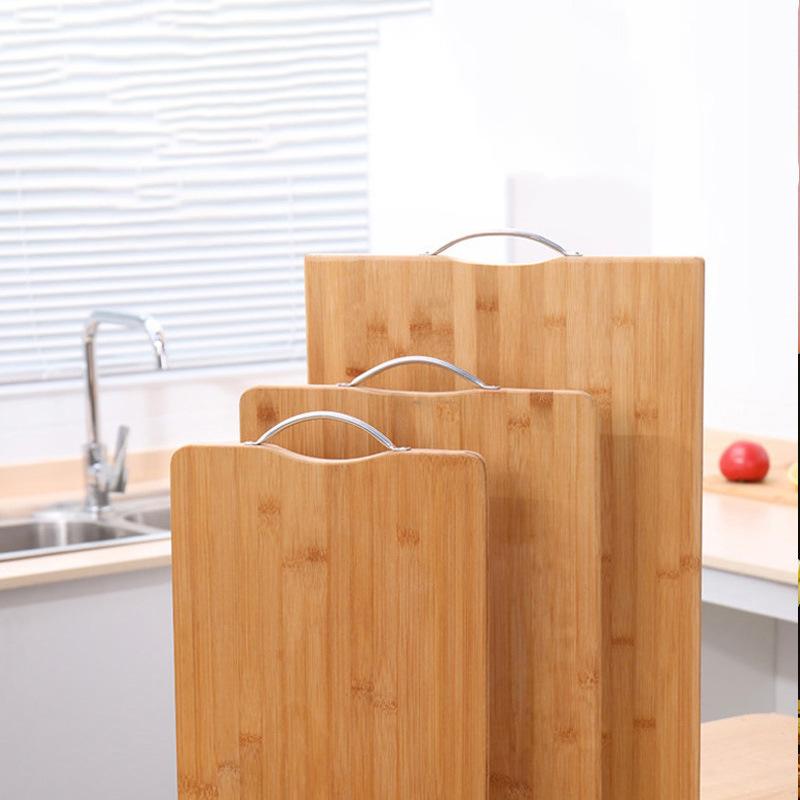 まな板大型厚手竹製天然木持ち手付き...