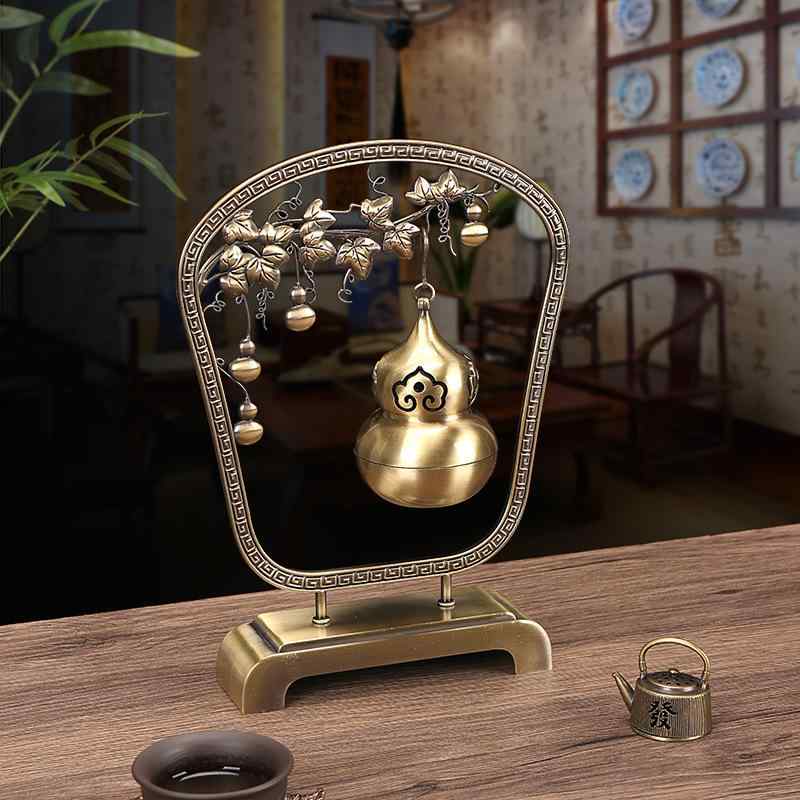 香炉 中国風 五福招来 縁起物 アンティーク調 室内用 お香立て インセンスホルダー 薫香 香道 茶室用 書斎用 インテリア 置物 金属製