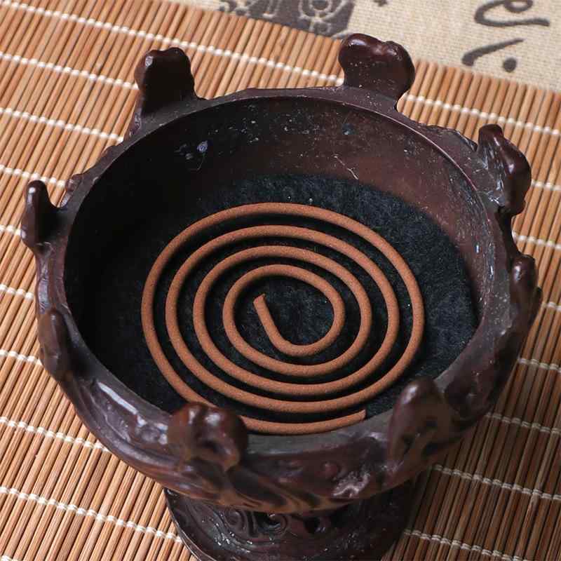 香炉 博山炉 お香立て インテリア 置物 アロマポット 中国風 アンティーク調 レトロ クラシック 骨董品風 リビング 書斎 茶室 室内用 癒し リラックス 合金製 銅メッキ仕上げ 檀香 沉香