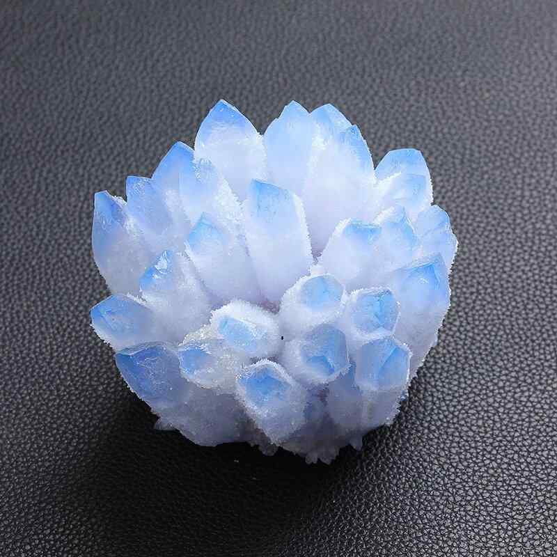 置物 ブルークリスタルクラスター 天然石 アロマディフューザー アロマストーン インテリア 室内装飾 ..