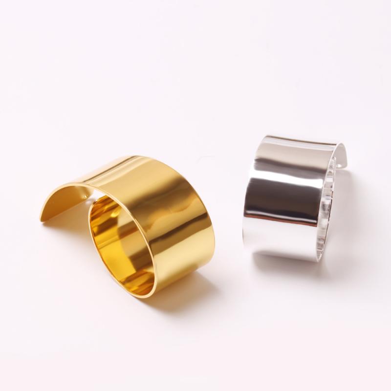 ナプキンリング 6の字型 メタル製 亜鉛合金 電気メッキ加工 ゴールド シルバー おしゃれ 西洋風 テーブルウェア 食卓飾り インテリア 華やか パーティー イベント ホテル レストラン 来客用(x6)