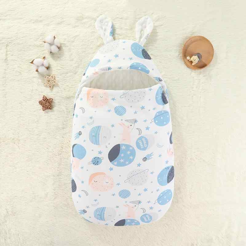 おくるみ 新生児 ベビー 春秋冬 厚手 防寒 保温 スリーパー 抱っこ布団 寝返り防止 モロー反射対策 コットン 出産準備 退院時 男の子 女の子