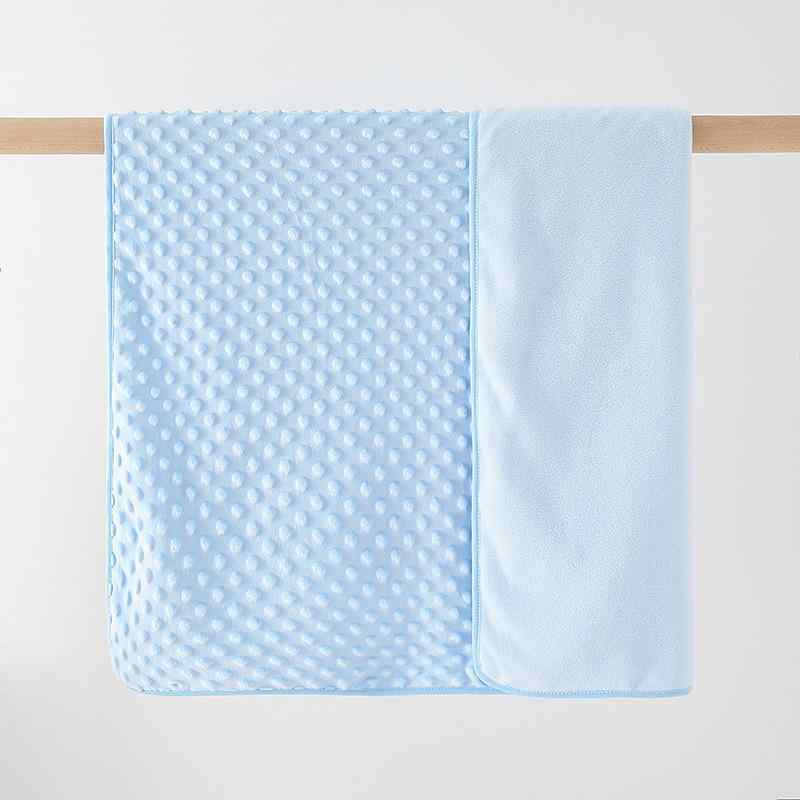 ブランケット ベビー 新生児 キッズ ぽこぽこ ドット フリース 接触冷感 おくるみ お昼寝ケット 春夏 ..