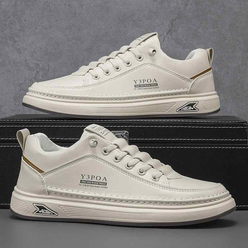 スニーカー メンズ 厚底 白スニーカー 人工皮革 通気性 カジュアル ローカット 運動靴 ウォーキング 普段使い おしゃれ ホワイト ベージュ 春夏