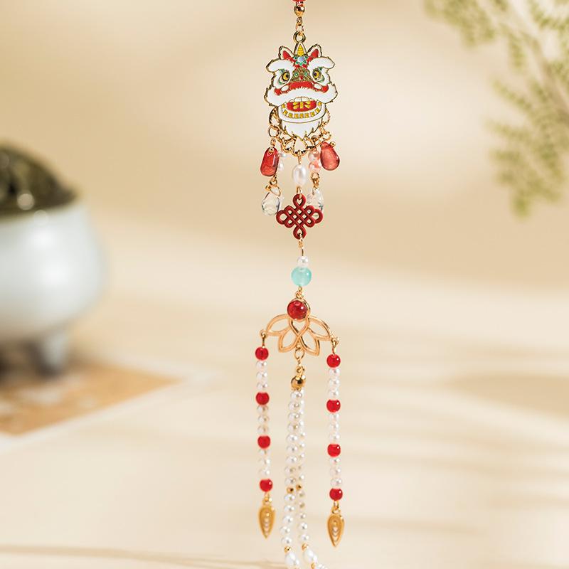 漢服アクセサリー レディース 禁歩 圧襟 胸飾り 帯飾り 馬面裙 漢服 チャイナドレス用 タッセル フリン..