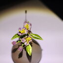 ブローチ レディース 絹糸細工 花 フラワー コサージュ 手作り 漢服 チャイナドレス 和装 古風 レトロ エレガント 上品 フォーマル アクセサリー 装飾品(...