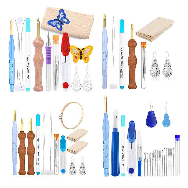 パンチニードル 銅製 極太 パンチングニードル 刺繍針 毛糸用 DIY 手芸 ハンドメイド クラフト 刺しゅ..