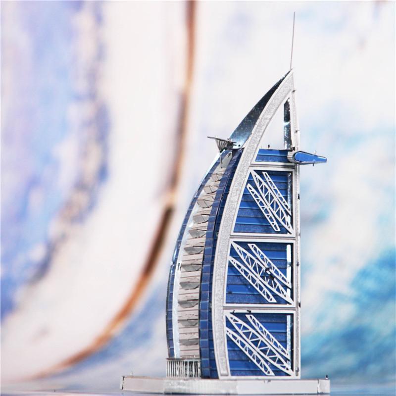 立体パズル 帆船ホテル ステンレス製 精密 3D 接着剤不要 DIY 組み立て式 メタルモデル 大人向け 趣味 ..