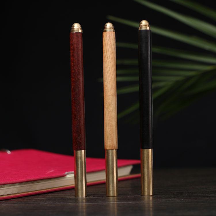 ボールペン 筆記具 木製 天然木 黒檀 血檀 崖柏 草花梨 高級感 重厚感 ビジネス オフィス用品 事務用品..