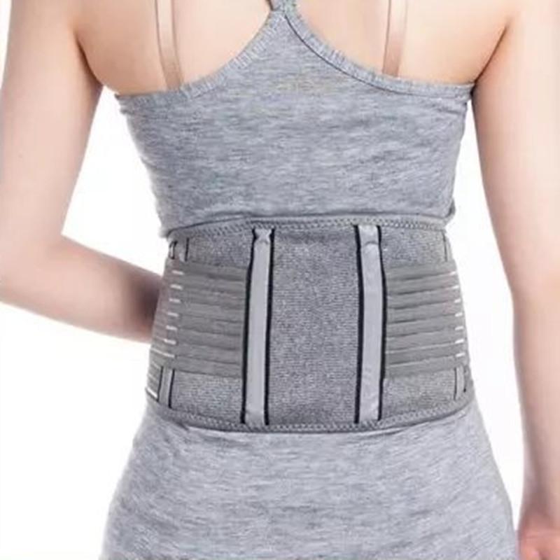 腰用サポーター 竹炭 保温 通気性 鋼板入り 腰ベルト コルセット スポーツ トレーニング デスクワーク用 姿勢サポート 伸縮メッシュ素材(x2)