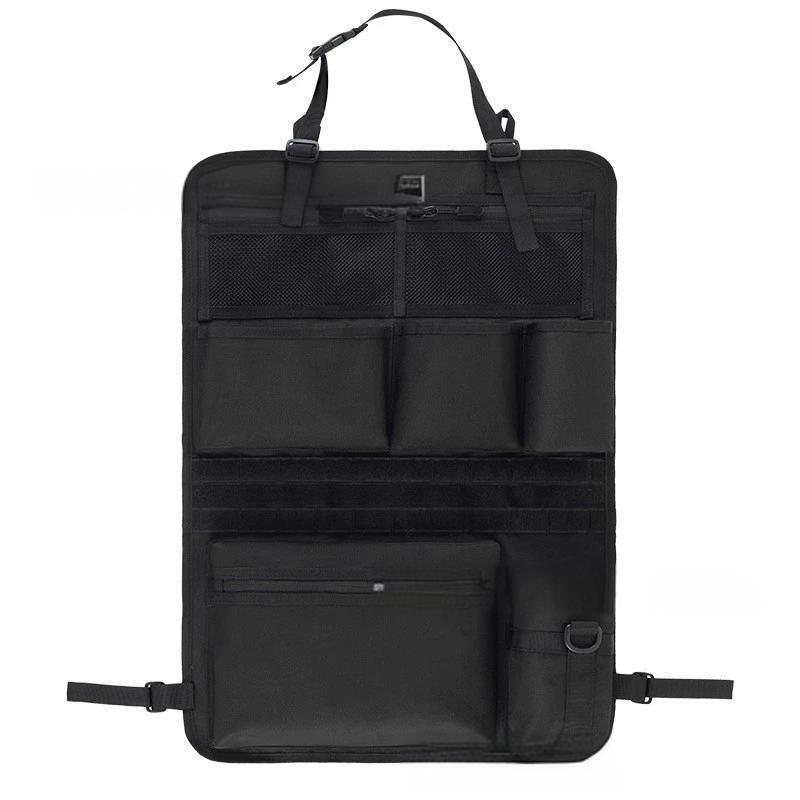 シートバックポケット 車載 大容量 収納ポケット タクティカル オックスフォード生地 吊り下げ式 後部..