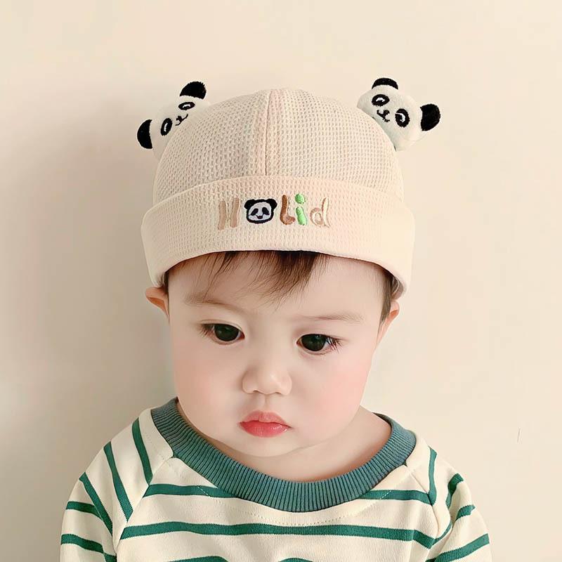 帽子 ベビー 赤ちゃん 男の子 女の子 春夏 薄手 かわいい ビーニー帽 ワッチキャップ つばなし帽 日よ..