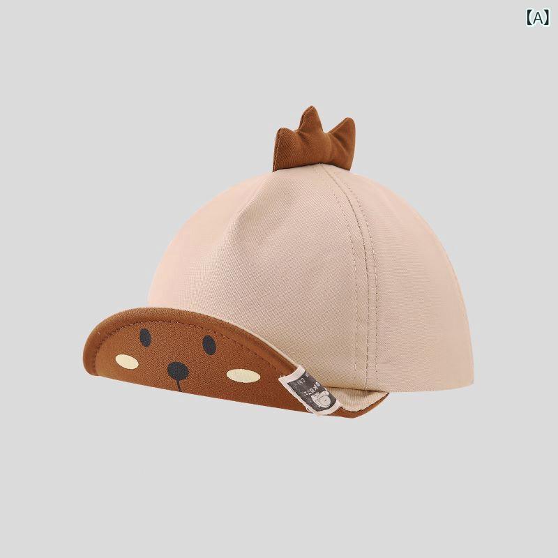 キャップ ベビー 赤ちゃん 幼児 かわいい 春秋 男女兼用 ソフトつば 日よけ 野球帽 カジュアル 合わせやすい 綿素材 通気性 紫外線対策 お出かけ