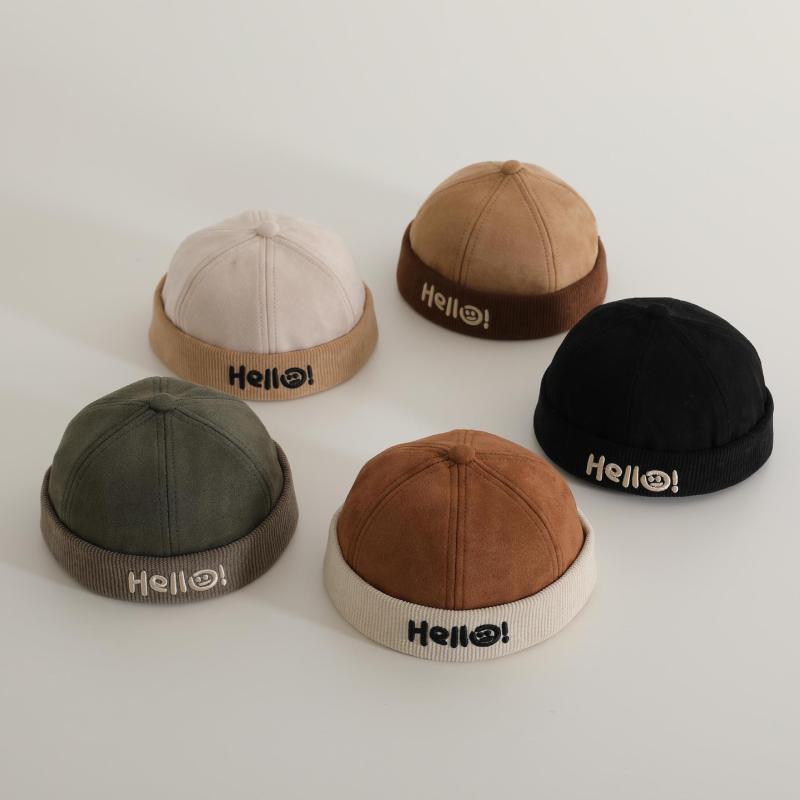 帽子 キッズ 男の子 ベビー ロールキャップ 薄手 軽量 秋 UVカット 通気性 綿 かわいい おしゃれ 日よ..