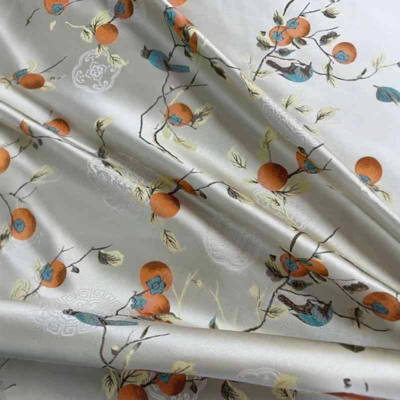 生地 宋錦風 ポリエステル 高密度 上質 ジャガード織り レトロ中華風 アンティーク調 唐装 漢服 チャイ..