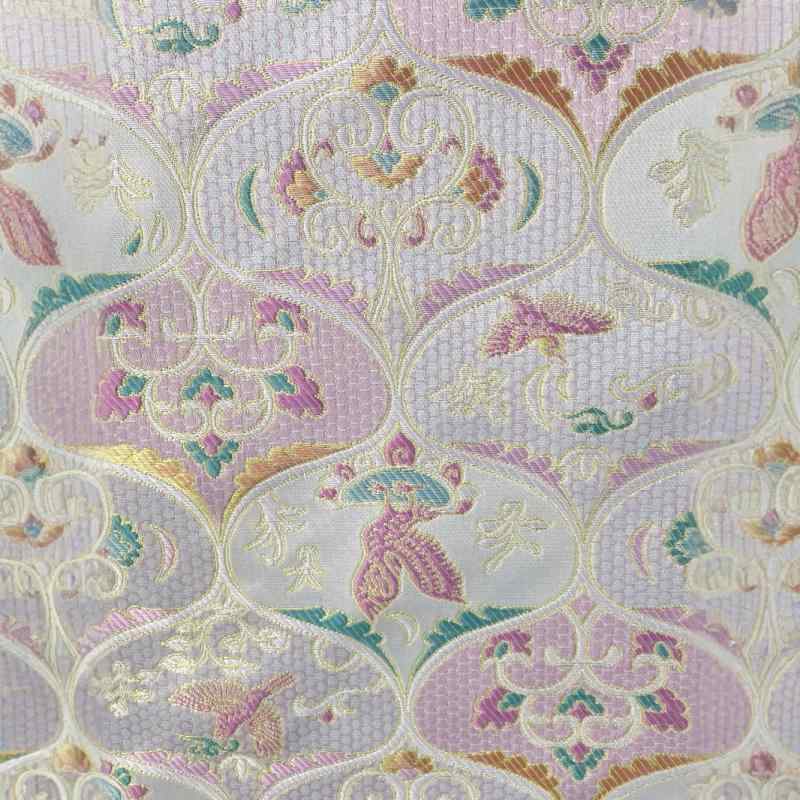 生地 中国風 宋錦調 ジャカード織り ポリエステル100% 幅広148cm ドレス トップス アウター ベスト ク..