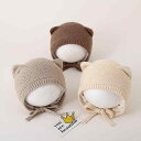 ニット帽 ベビー キッズ 男の子 女の子 猫耳 耳当て付き あったか 防寒 秋冬 かわいい やわらかい お出かけ 普段使い 0歳 1歳