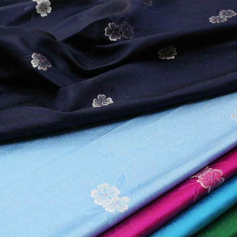 ジャカード生地 ポリエステル 織錦緞 中国風 秋冬 装飾布 舞台衣装 民族衣装 チャイナドレス 子供服 ク..