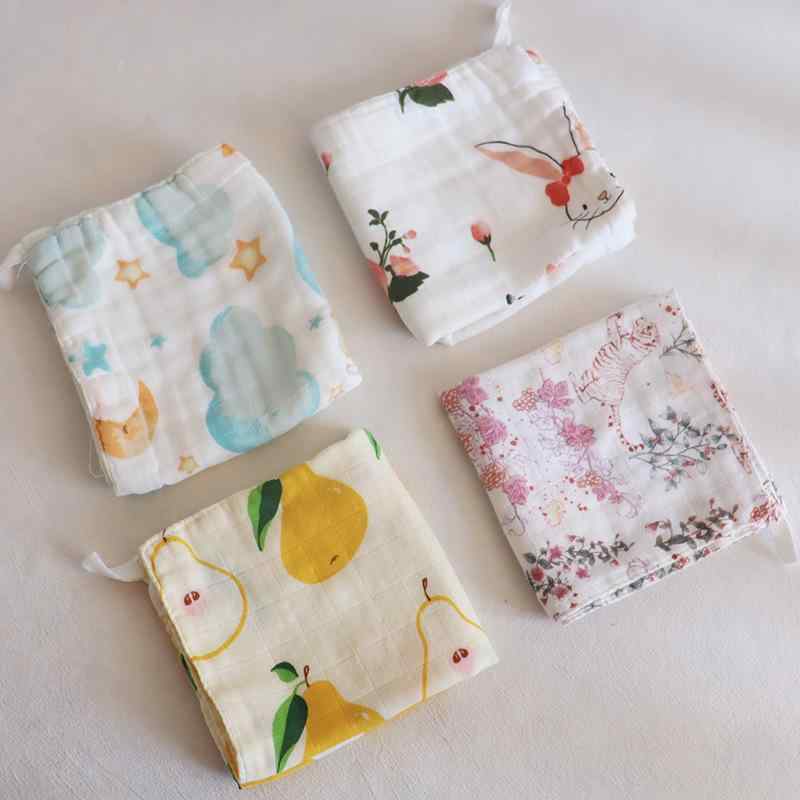 ベビー ガーゼ 乳幼児 赤ちゃん 6重 竹繊維 綿 吸水性 速乾性 柔らか ふんわり 肌に優しい よだれかけ ..