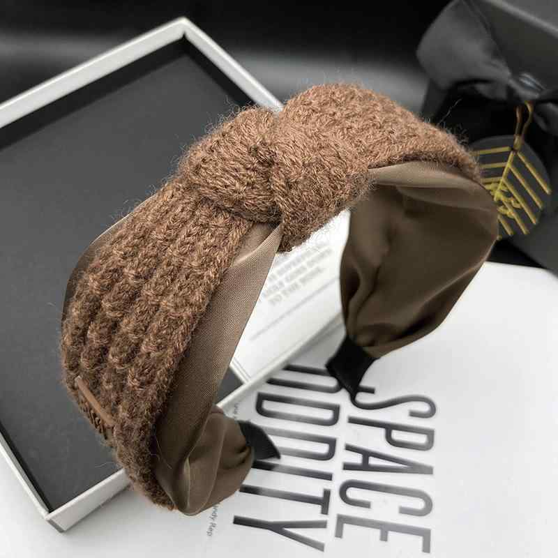 ヘアバンド レディース 女性用 秋冬 幅広 ワイド 韓国風 シンプル 大人 小顔効果 白髪隠し ボリューム..