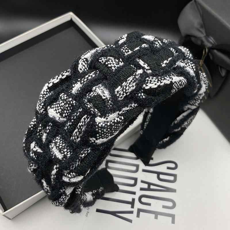 カチューシャ レディース ヘアバンド 手編み ハンドメイド 毛糸 幅広 ワイド ボリュームアップ 高見え ..