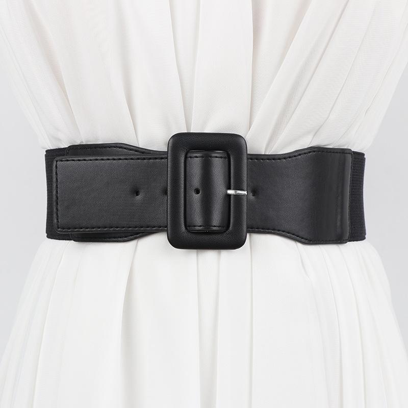 ベルト レディース ウエストマークベルト 幅広 コルセット PUレザー ゴム 伸縮性 おしゃれ ファッショ..