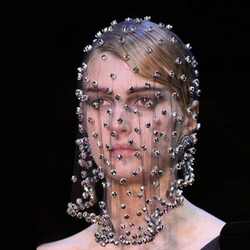 ヘッドドレス レディース ホワイト シアー チュール バードケージ ベール 結婚式 ブライダル 花嫁 フェ..