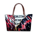 ハンドバッグ レディース 女性用 大きめ 大容量 オレンジ バラ エンボス加工 ソフト ポリエステル素材 ファスナー開閉 横長 スクエア型 おしゃれ カジュアル...