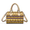 バッグ レディース ピローバッグ ショルダーバッグ PUレザー 民族柄 ストライプ 幾何学模様 取り外し可能ショルダーストラップ 斜め掛け 2way 肩掛け 日...
